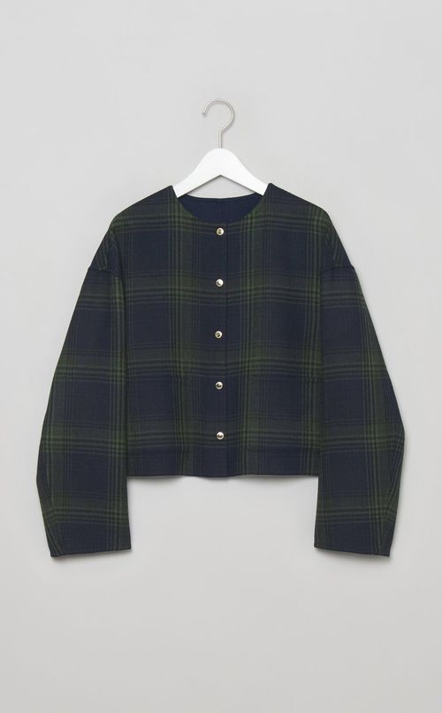 リバーシブルショートジャケット