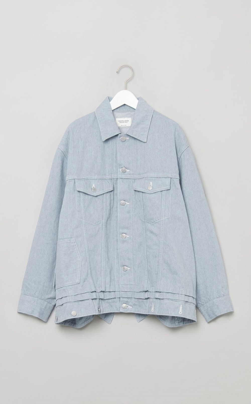 ダブルエンドリサイクルデニムブルゾン
