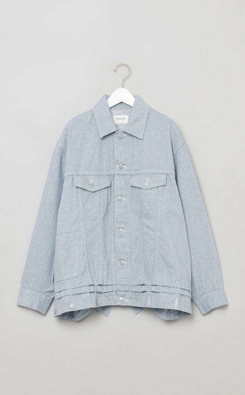 ダブルエンドリサイクルデニムブルゾン