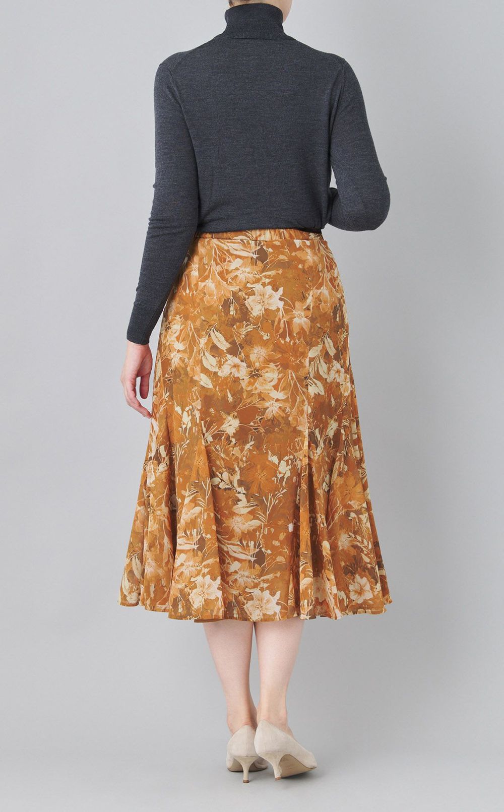 フィオーレプリントフレアスカート
