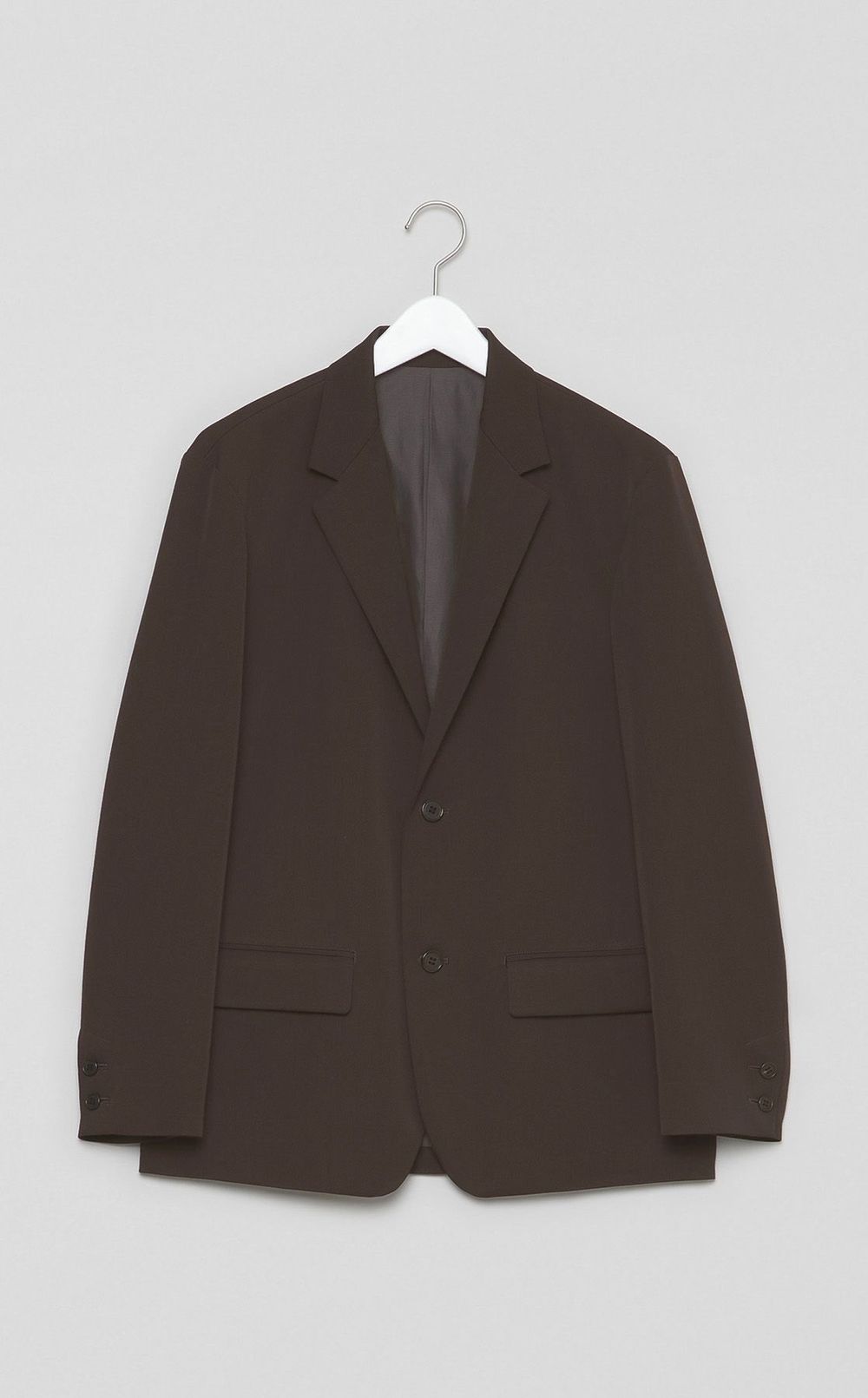 ウール2ボタンシングルジャケット