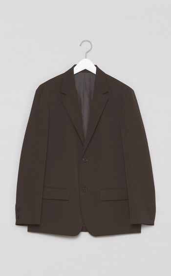 ウール2ボタンシングルジャケット