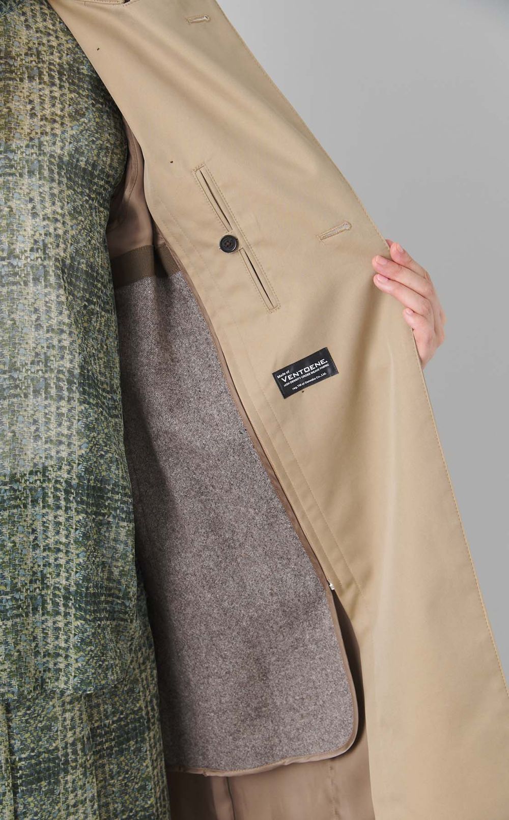 コットンポリエステル卜レンチコー卜