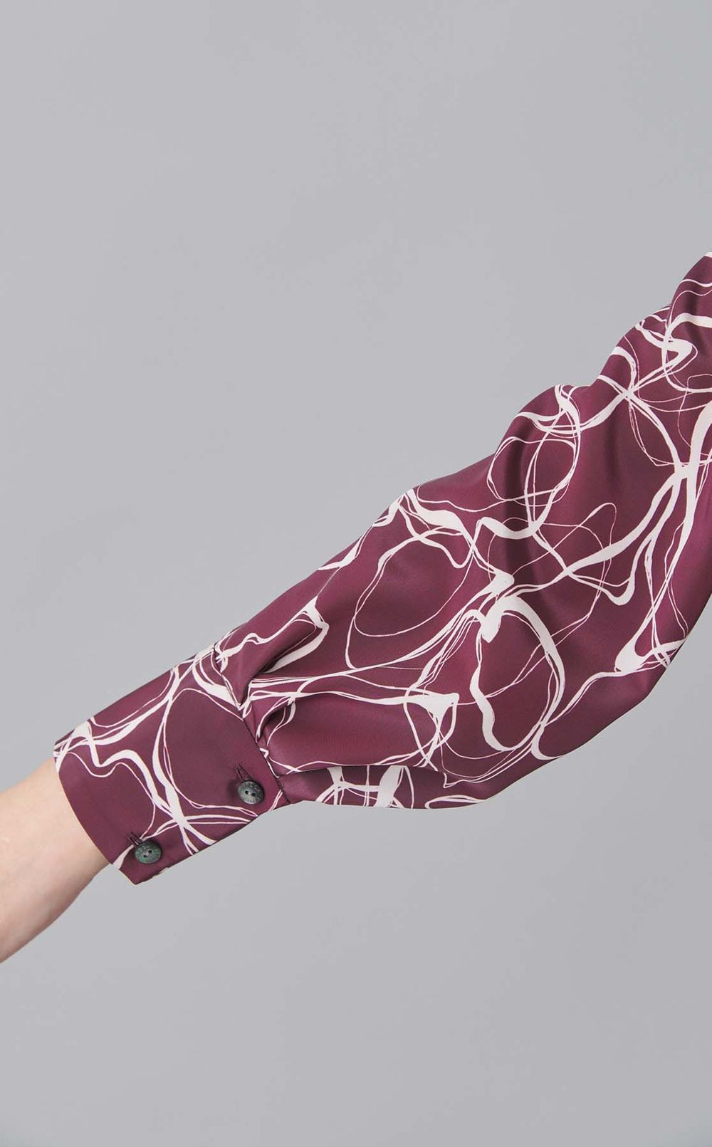 マーブルプリントシャツワンピース