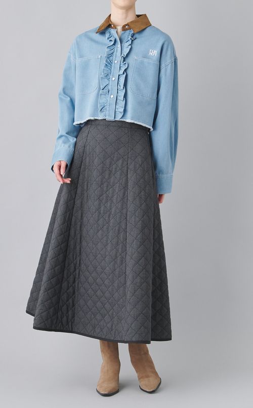 キルティング2wayジャンパースカート