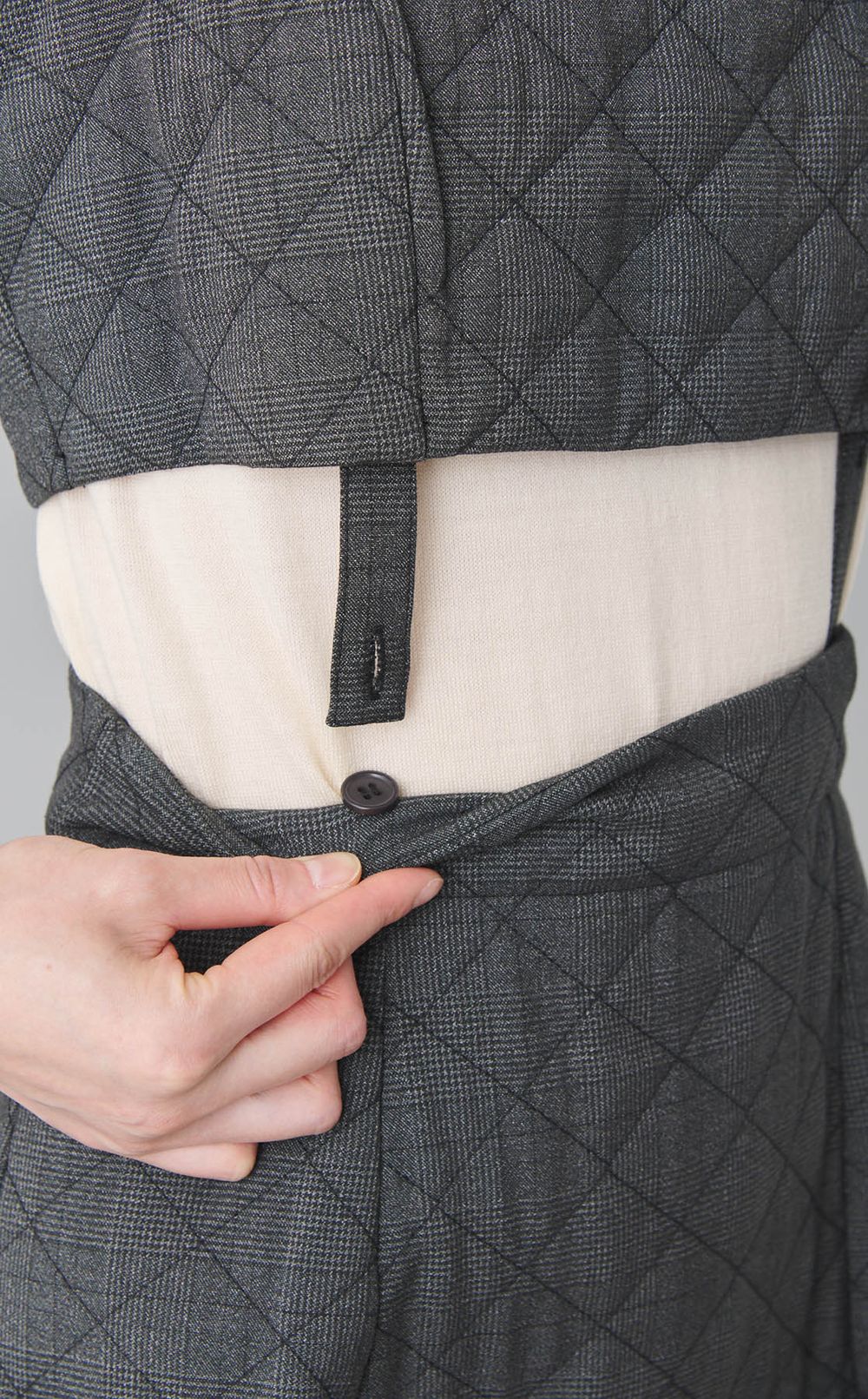 キルティング2wayジャンパースカート