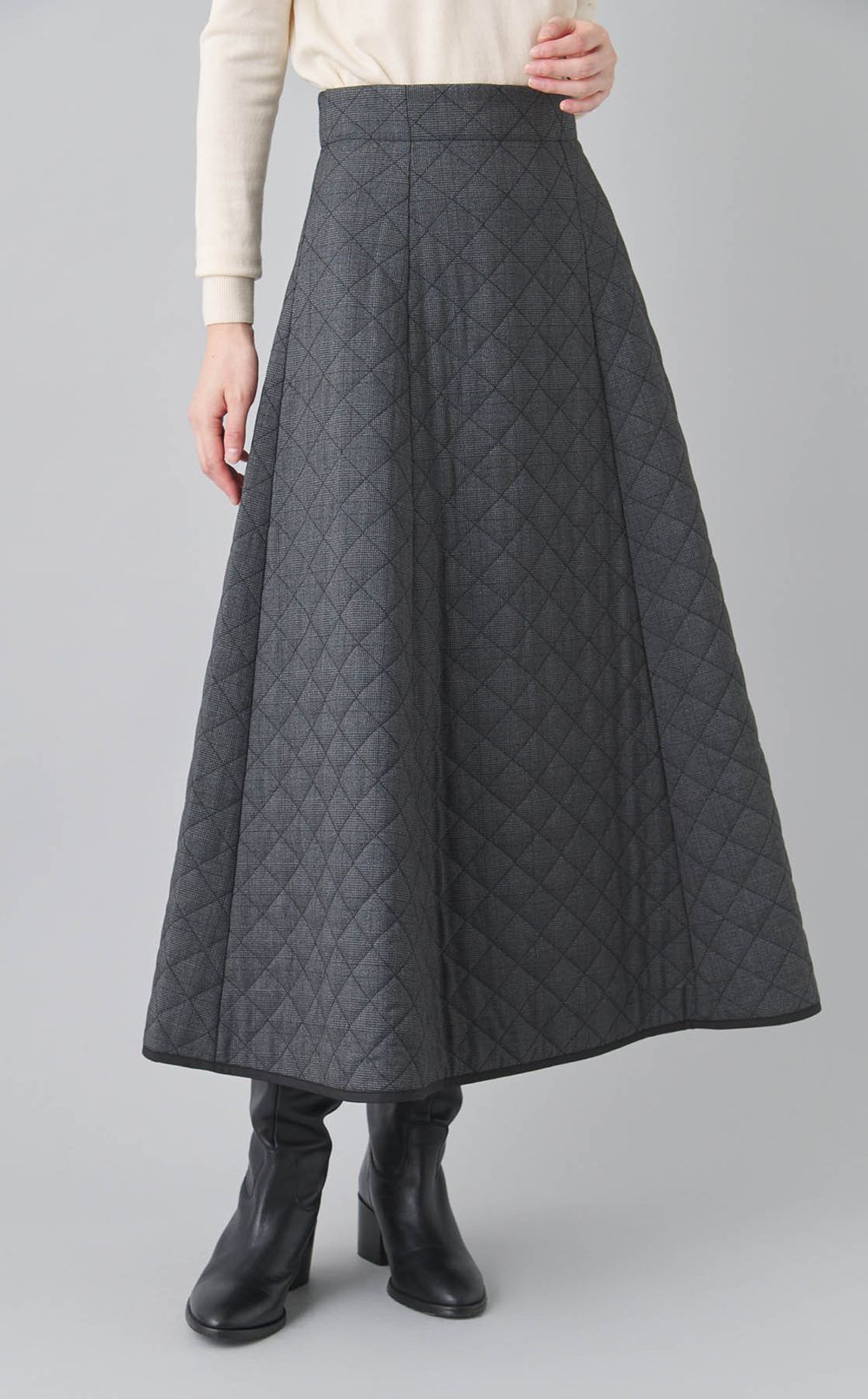 キルティング2wayジャンパースカート