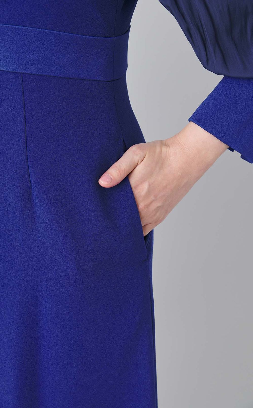 2wayネックパール付ドレス