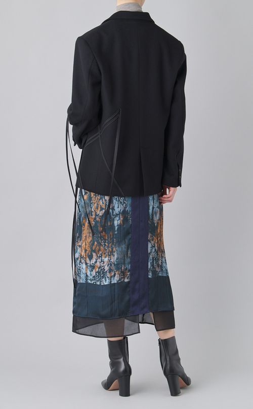 フラワーモチーフオーバーサイズジャケット