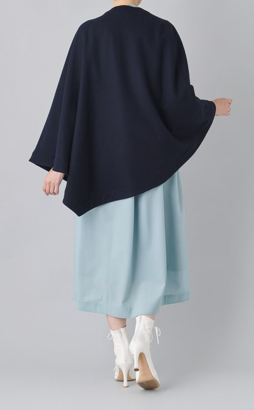 アシンメトリーマントコート