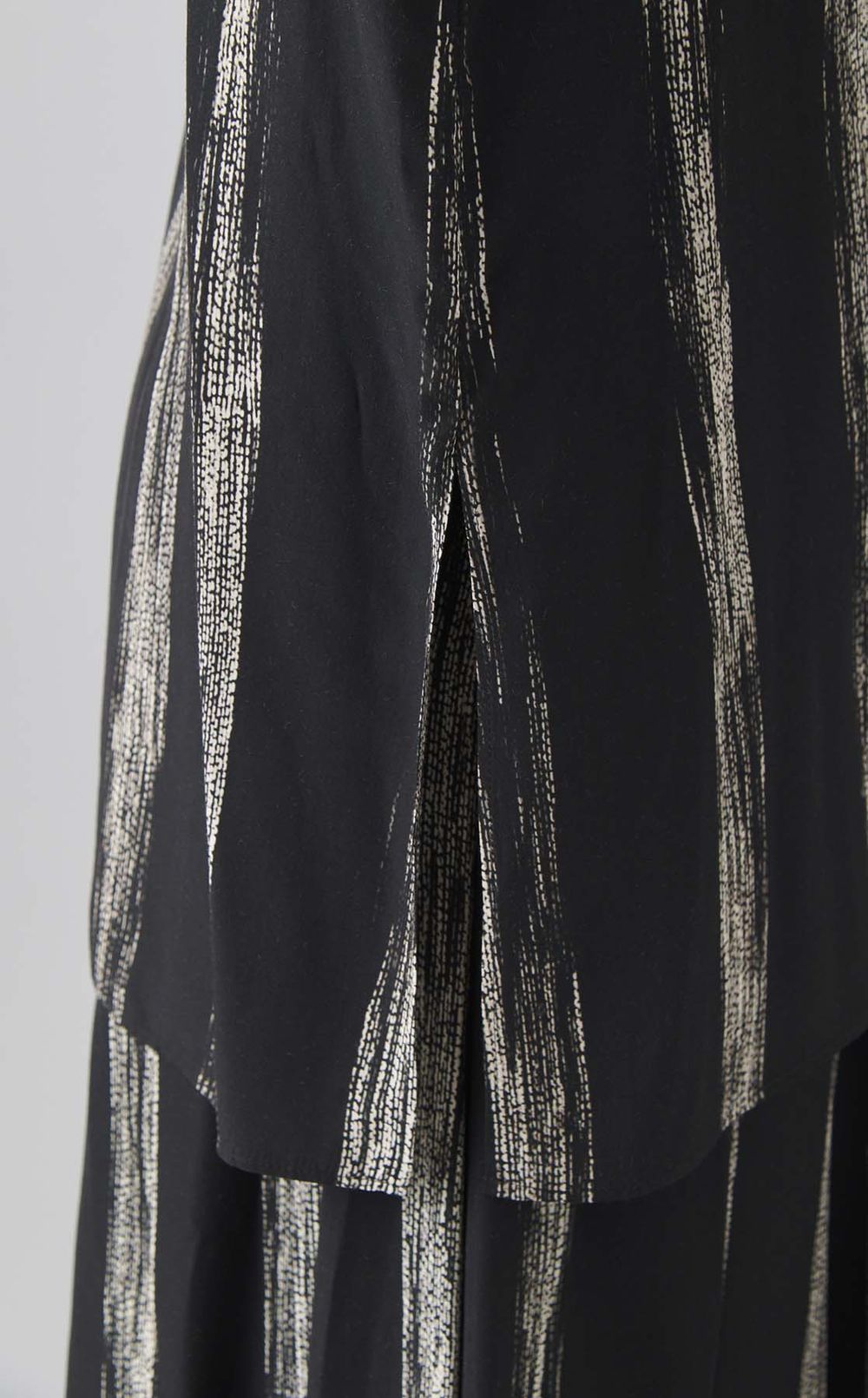 ステッチストライププリントスカート