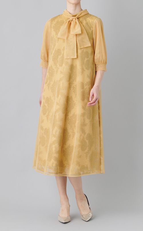 フラワーレースベールAラインドレス