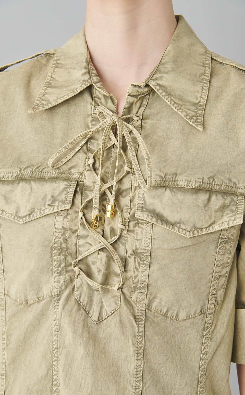 コットンマキシワンピース