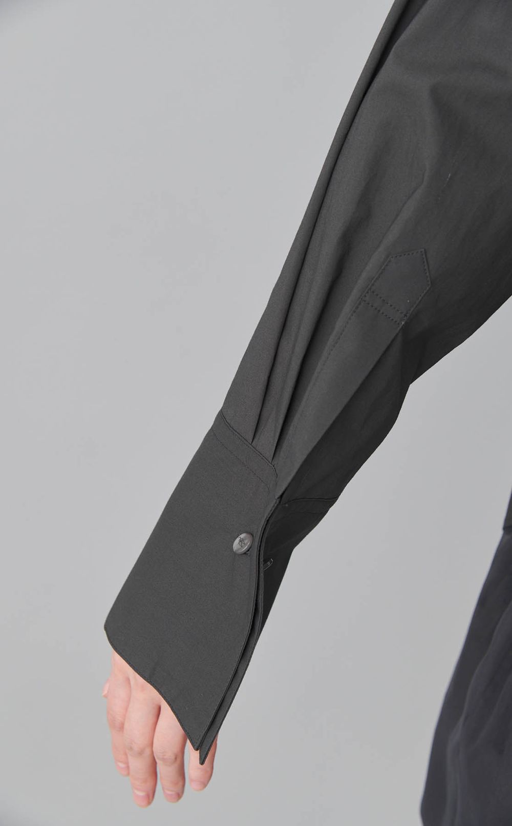 コットンシアーベルテッドシャツワンピース