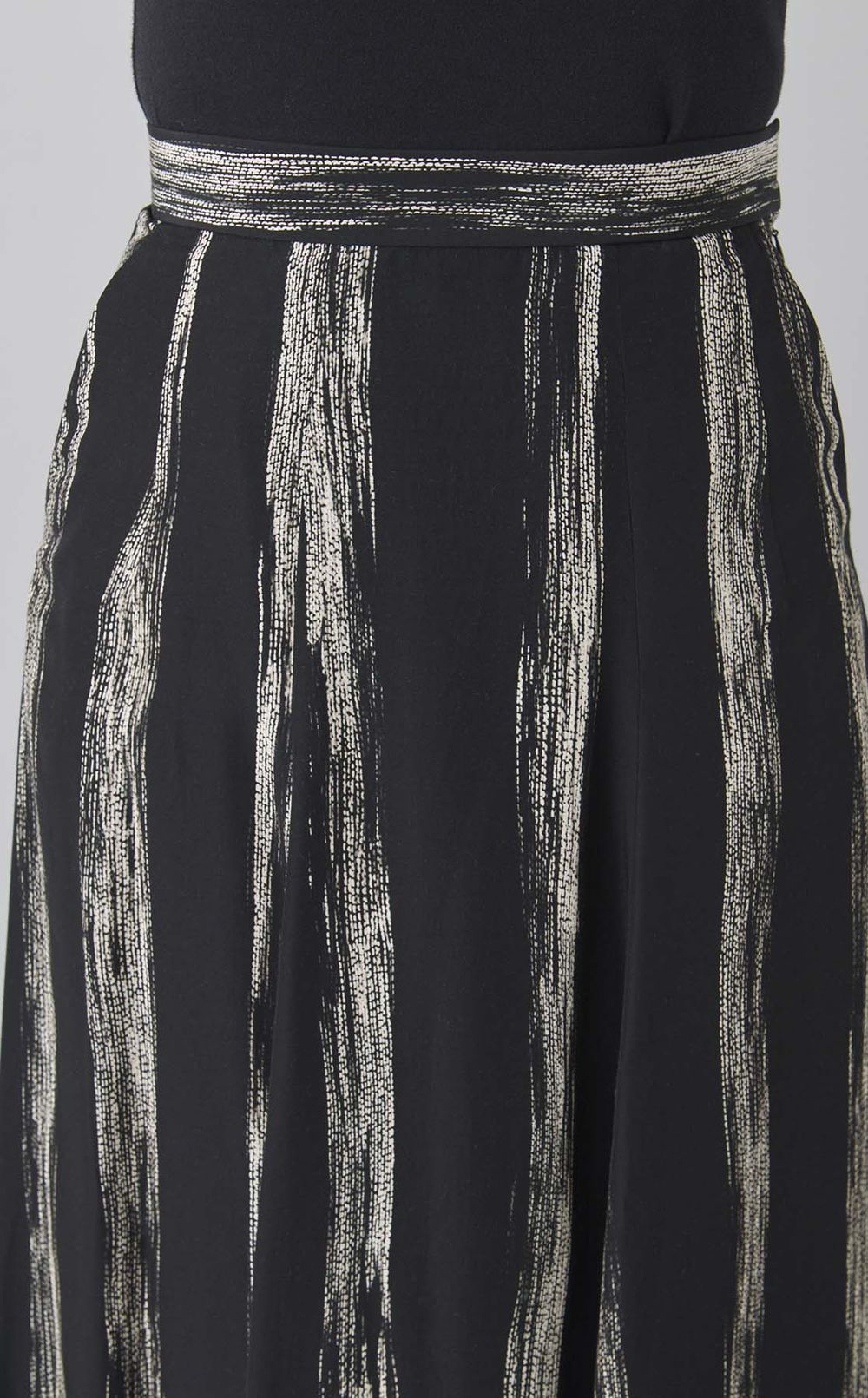 ステッチストライププリントスカート