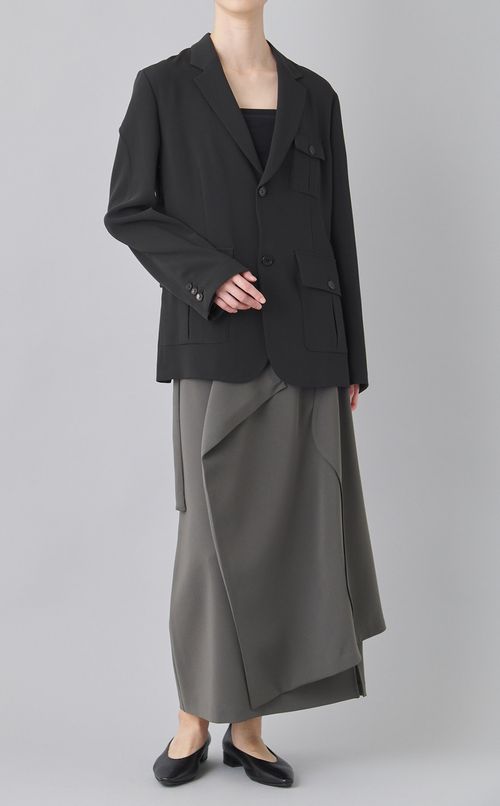 ダブルジョーゼットテーラードジャケット