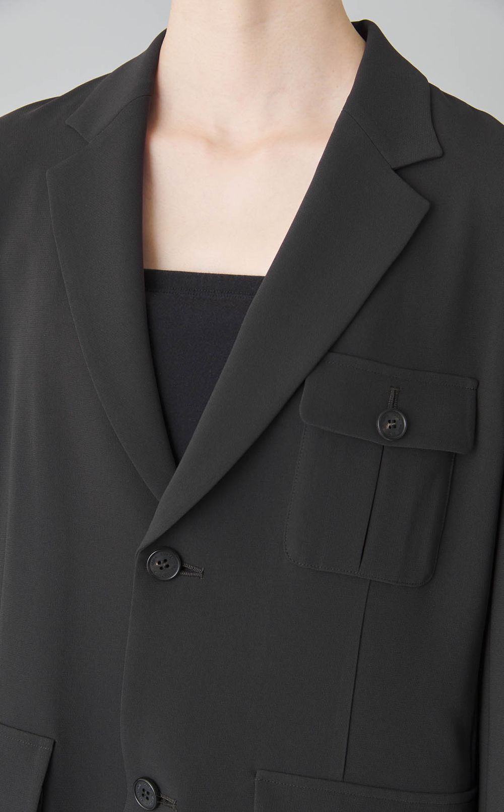 ダブルジョーゼットテーラードジャケット