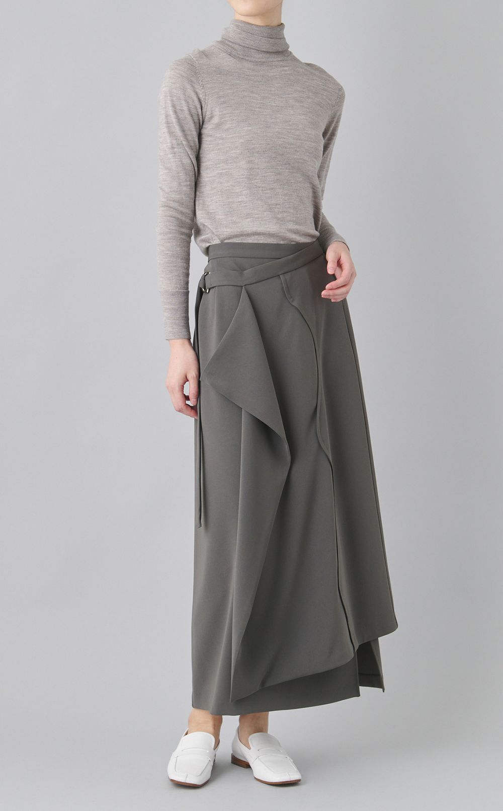 ジョーゼットウェーブ切替スカート