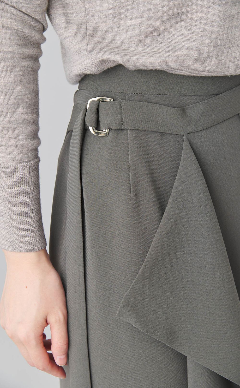 ジョーゼットウェーブ切替スカート