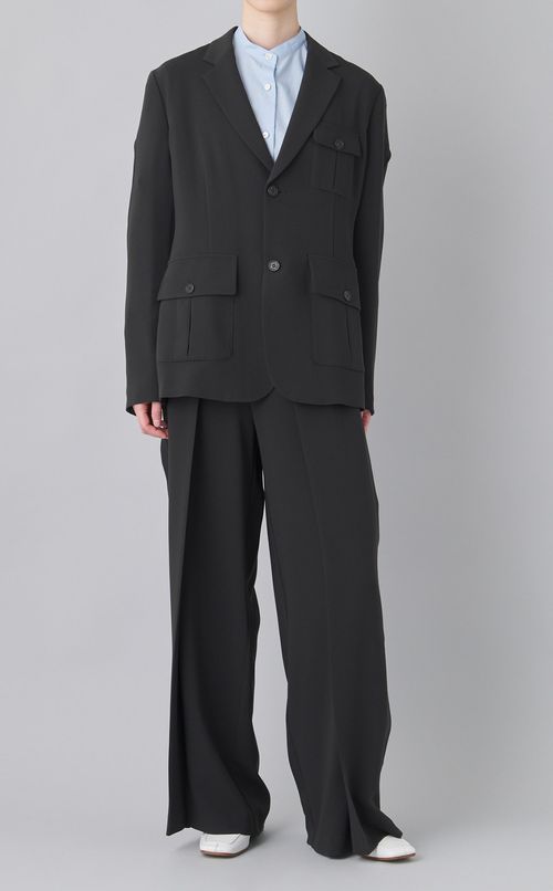 ダブルジョーゼットウェーブ切替パンツ