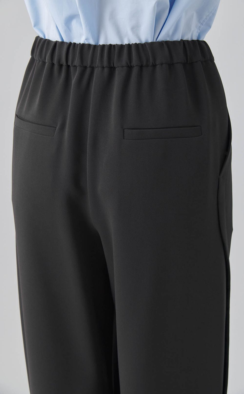 ダブルジョーゼットウェーブ切替パンツ