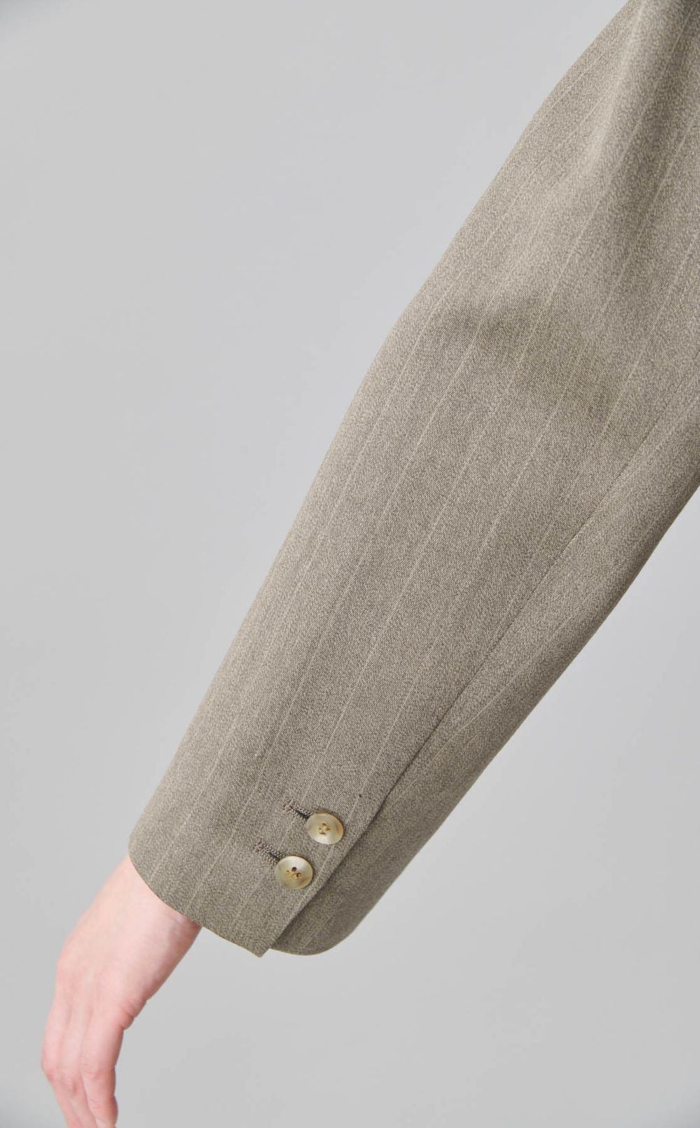 ウールテーラードタックジャケット