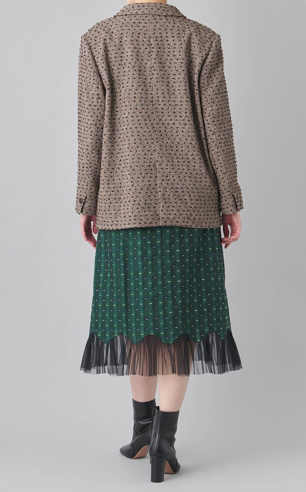 ミックスツイードジャケット