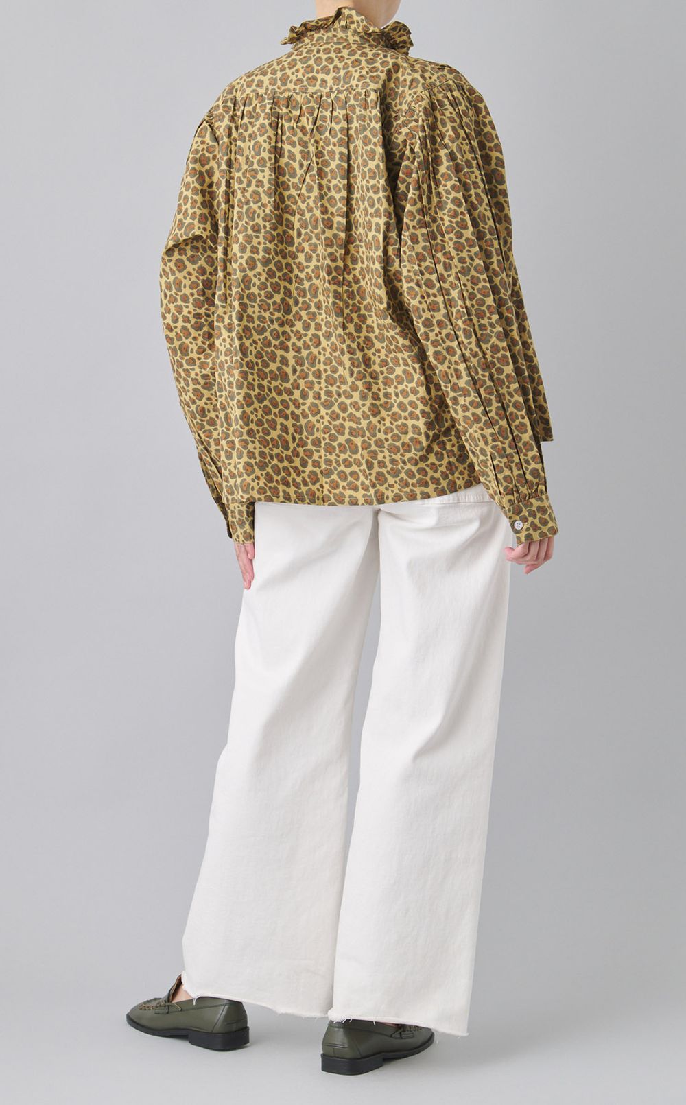 Kaliレオパードブラウス