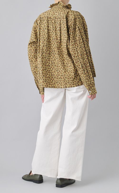 Kaliレオパードブラウス