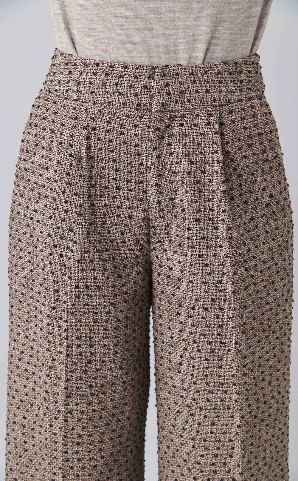 ミックスジャガードワイドパンツ