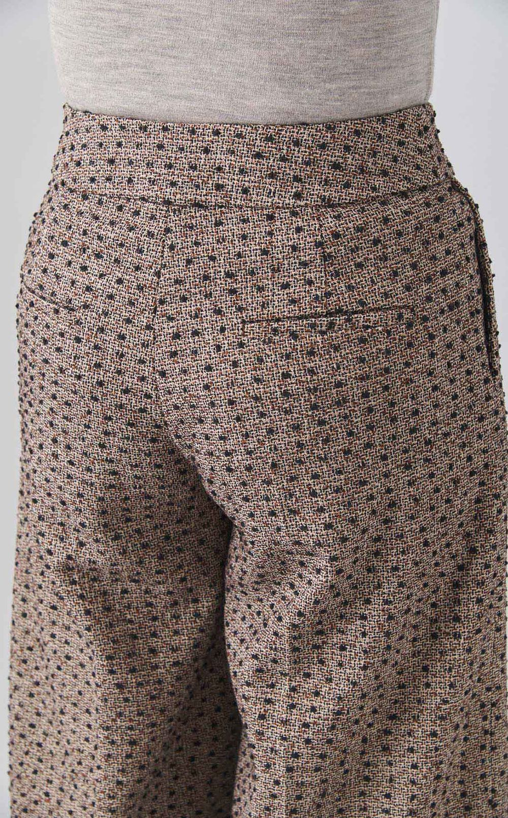 ミックスジャガードワイドパンツ