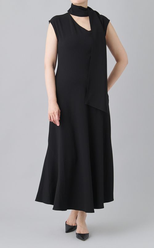 MALVINAスカーフネックワンピース