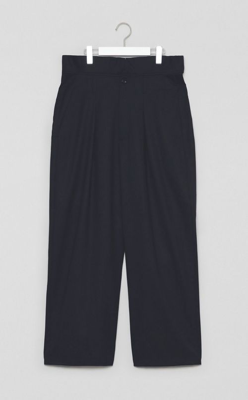 ストレッチギャバジンフラップパンツ