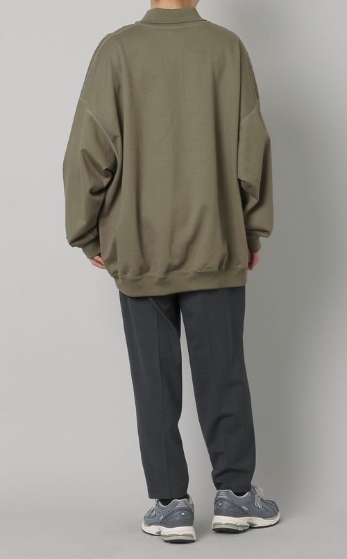 ポロカラースウェット