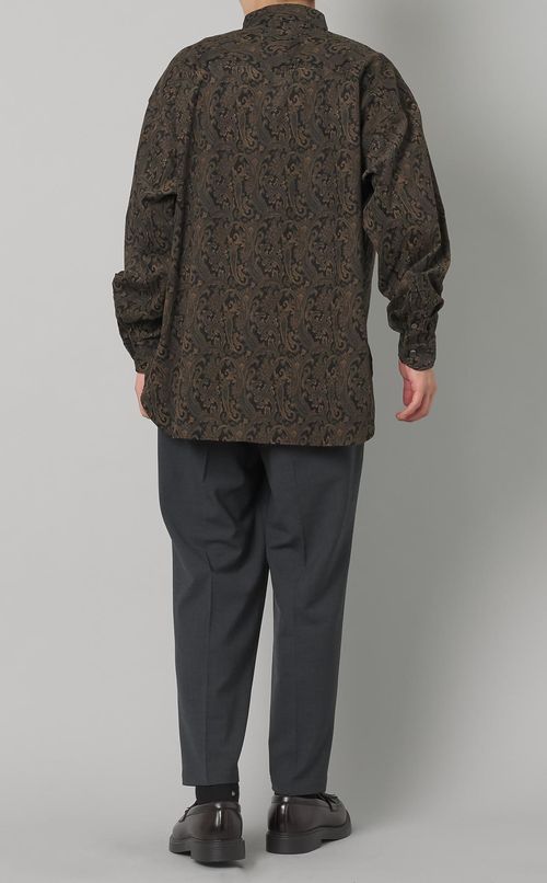 ペイズリープリントビッグシャツ