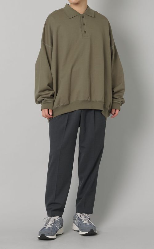 ポロカラースウェット