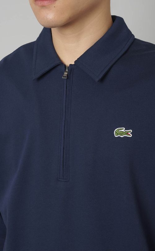 ハーフジッププルオーバー