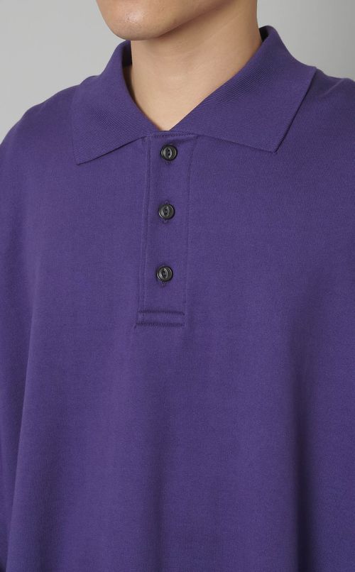 ポロカラースウェット