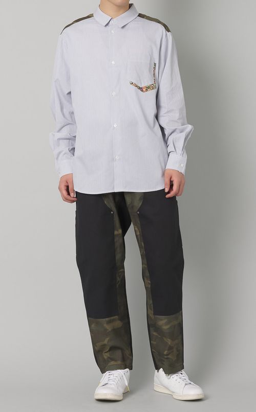 ダブルニーカモフラパンツ