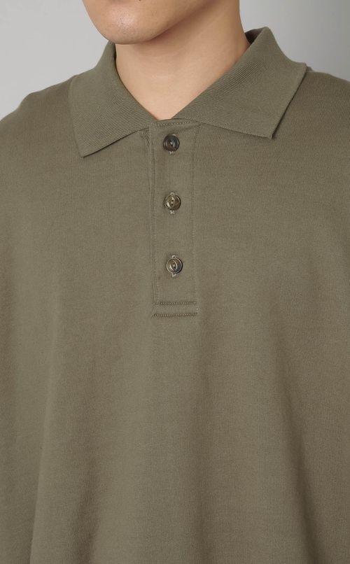 ポロカラースウェット