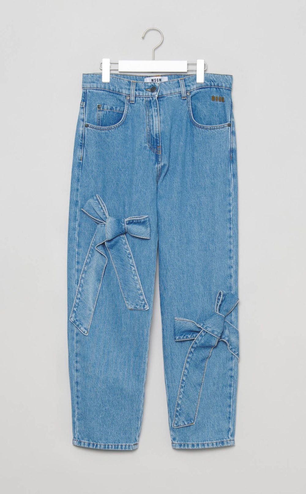 リボンデニムパンツ