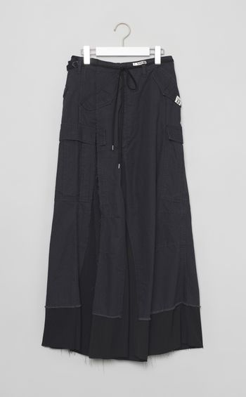 ミリタリーパンツコンバインスカート