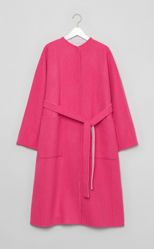 2トーンリバーロングコート