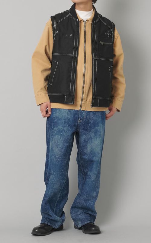 ステッチミリタリーベスト