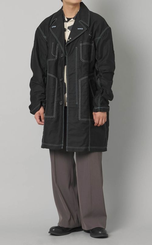 ヘビーステッチミリタリーコート