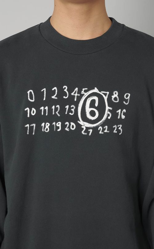 ロゴプリントクルーネックスウェット