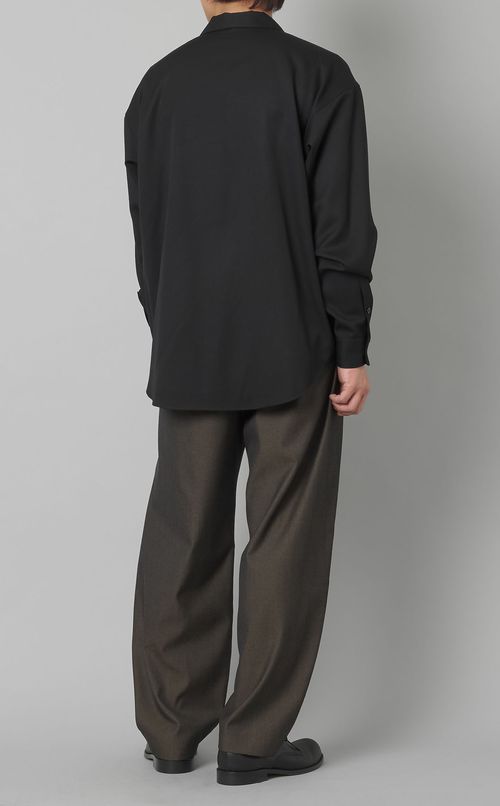 フラワートグルシャツ