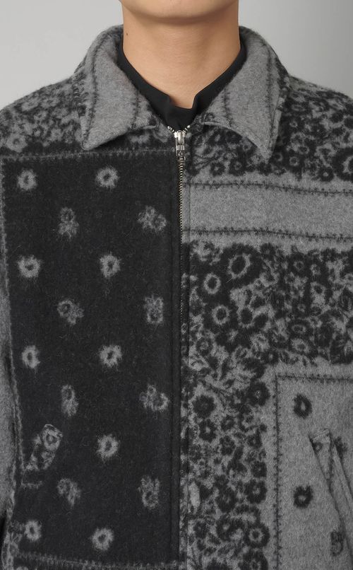 ブランケットブルゾン