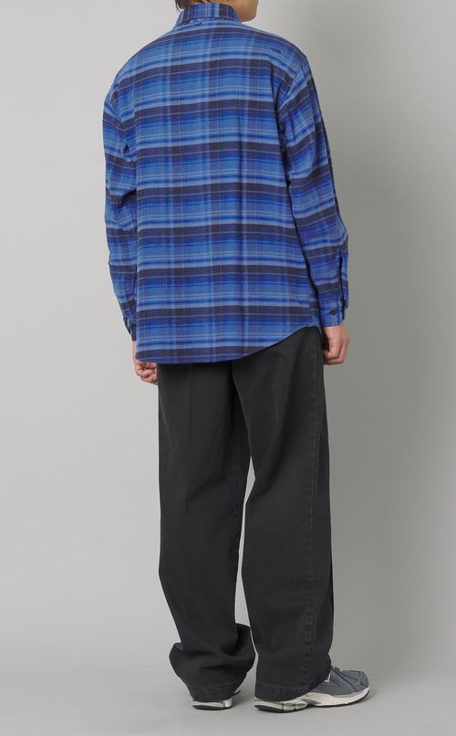 フランネルダブルポケットワークシャツ