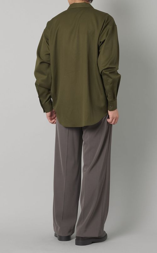 フラワートグルシャツ